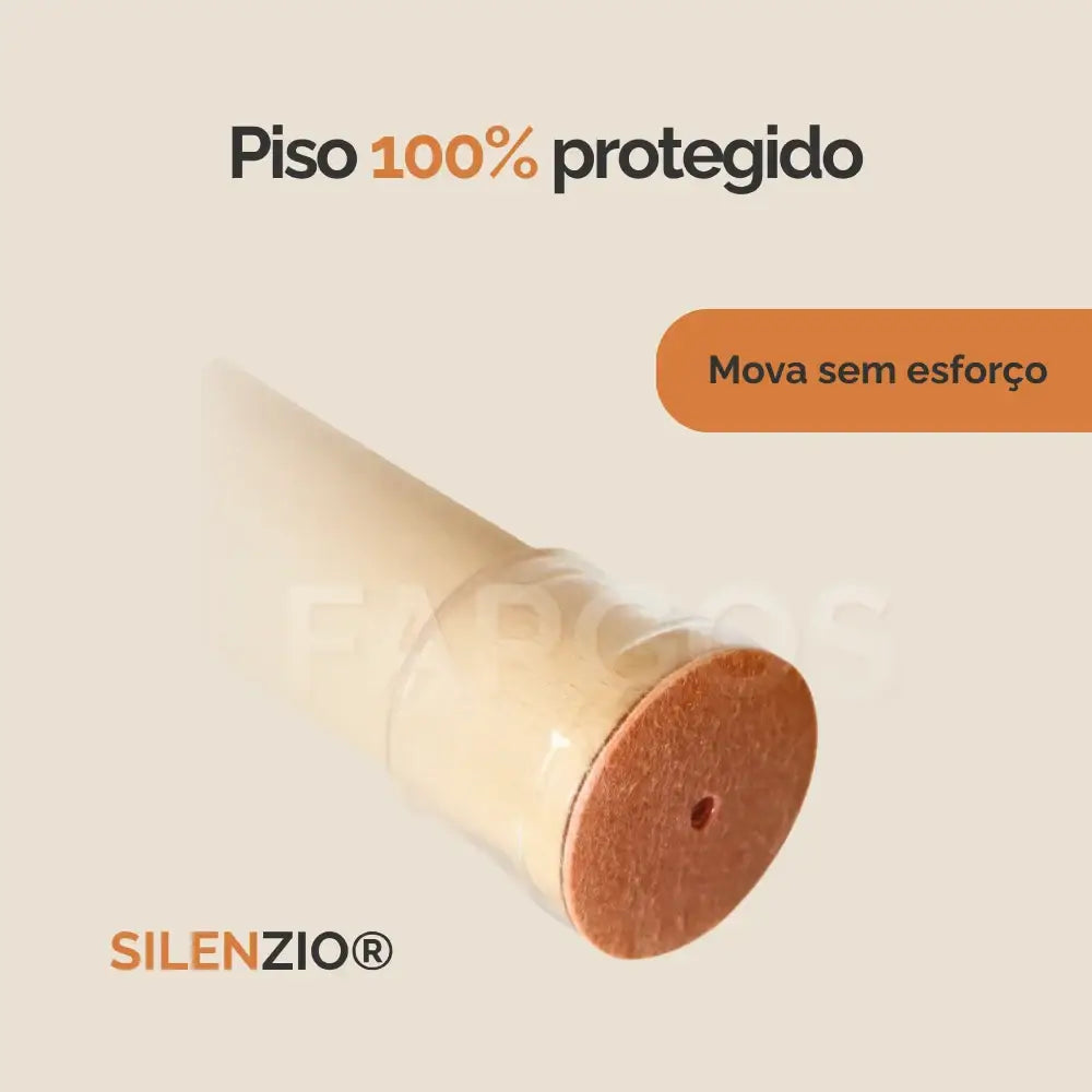 Protetor para Pernas de Móveis Silenzio® – Antirrisco Antirruído - Protetor para Pernas de Móveis Silenzio