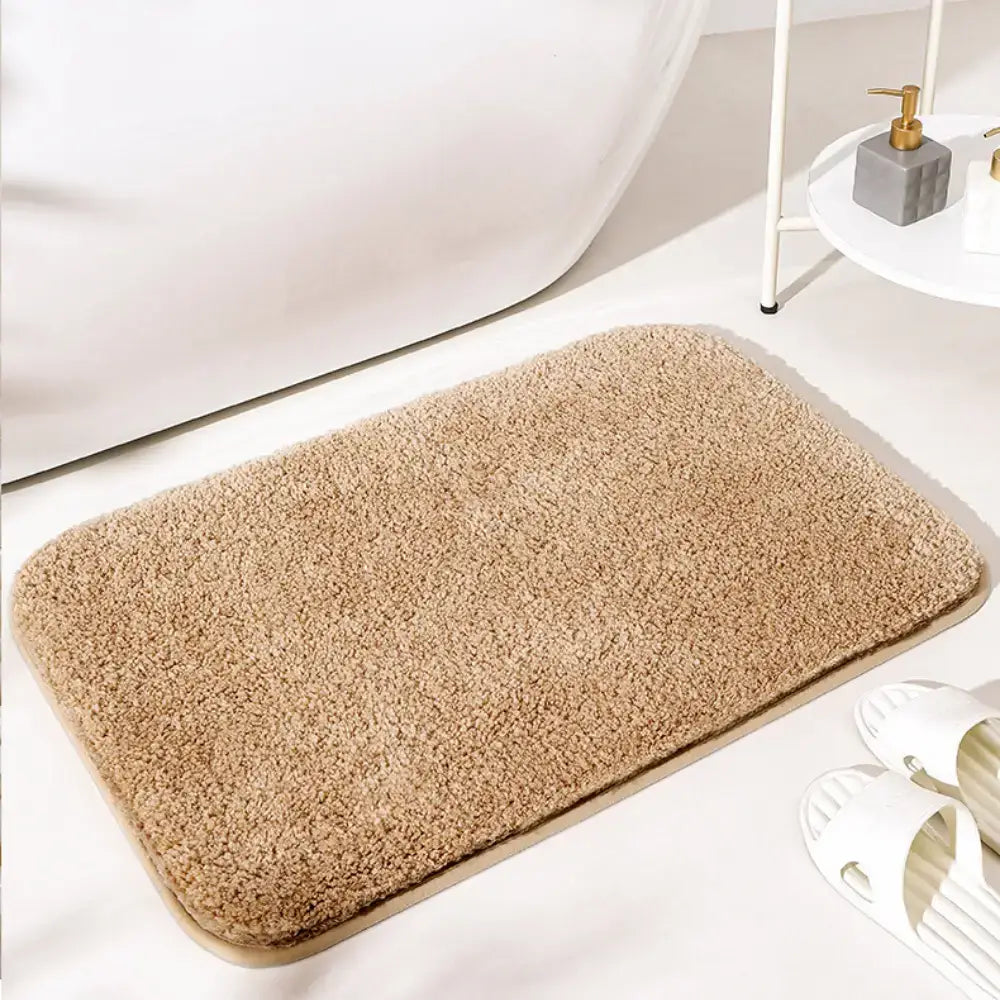 Tapete Antiderrapante Absorvente em Veludo Fargos - Tapete Antiderrapante para Banheiro