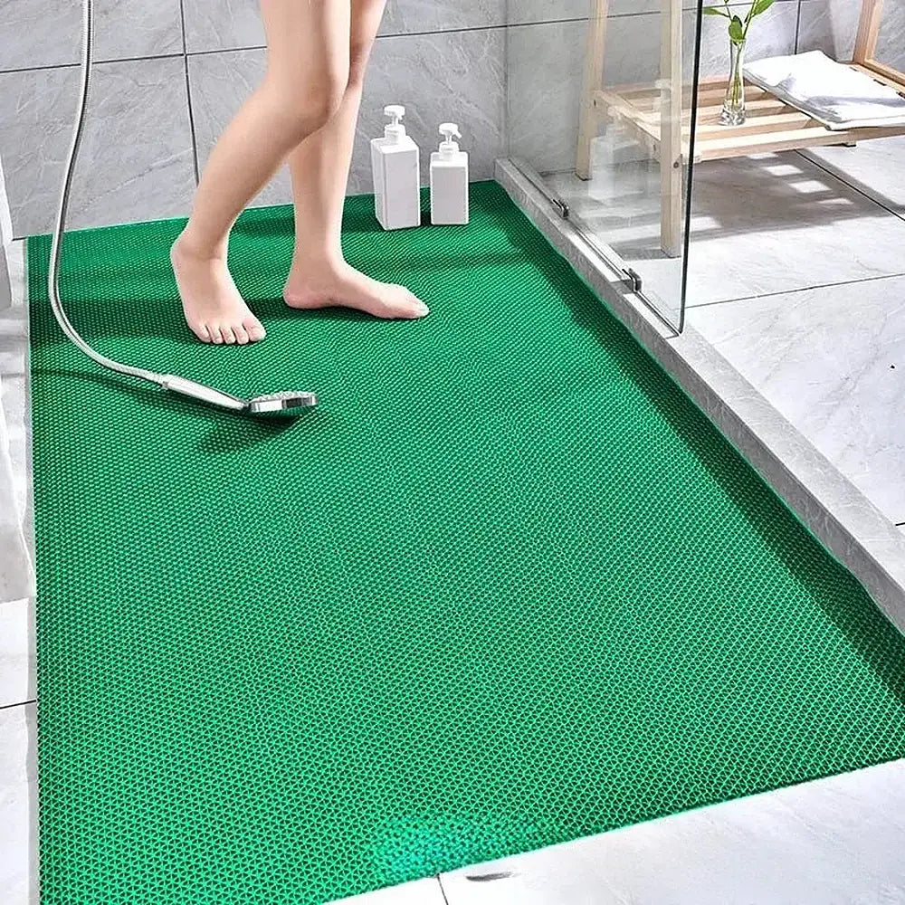 Tapete de Chão Impermeável Antiderrapante em PVC Fargos - Verde - Tapete Antiderrapante