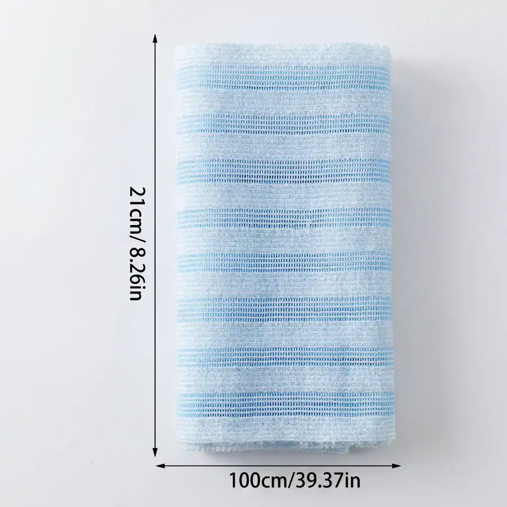 Toalha Esfoliante Antibacteriana Wool - 01 unidade / Azul - Toalha Esfoliante