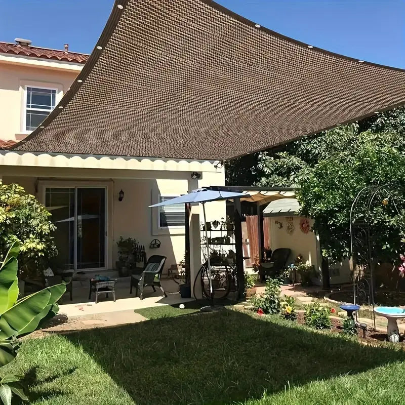 Toldo Solar de Poliéster Reforçado - Proteção UV - 2x3M + Corda